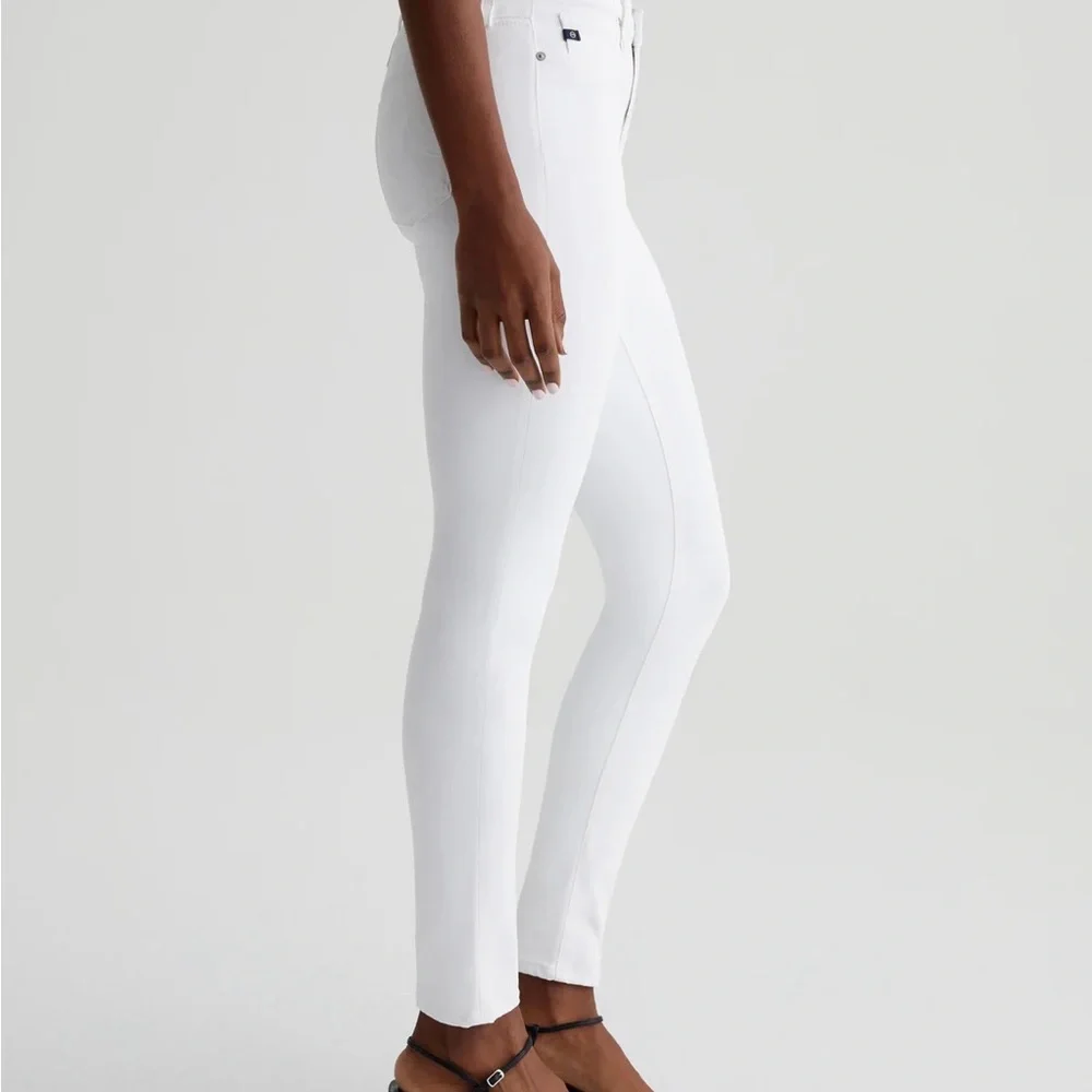NWT π AG Adriano Goldschmied Jeans Super Skinny Ankle Jeans in White - size 27 - Picture 4 of 6